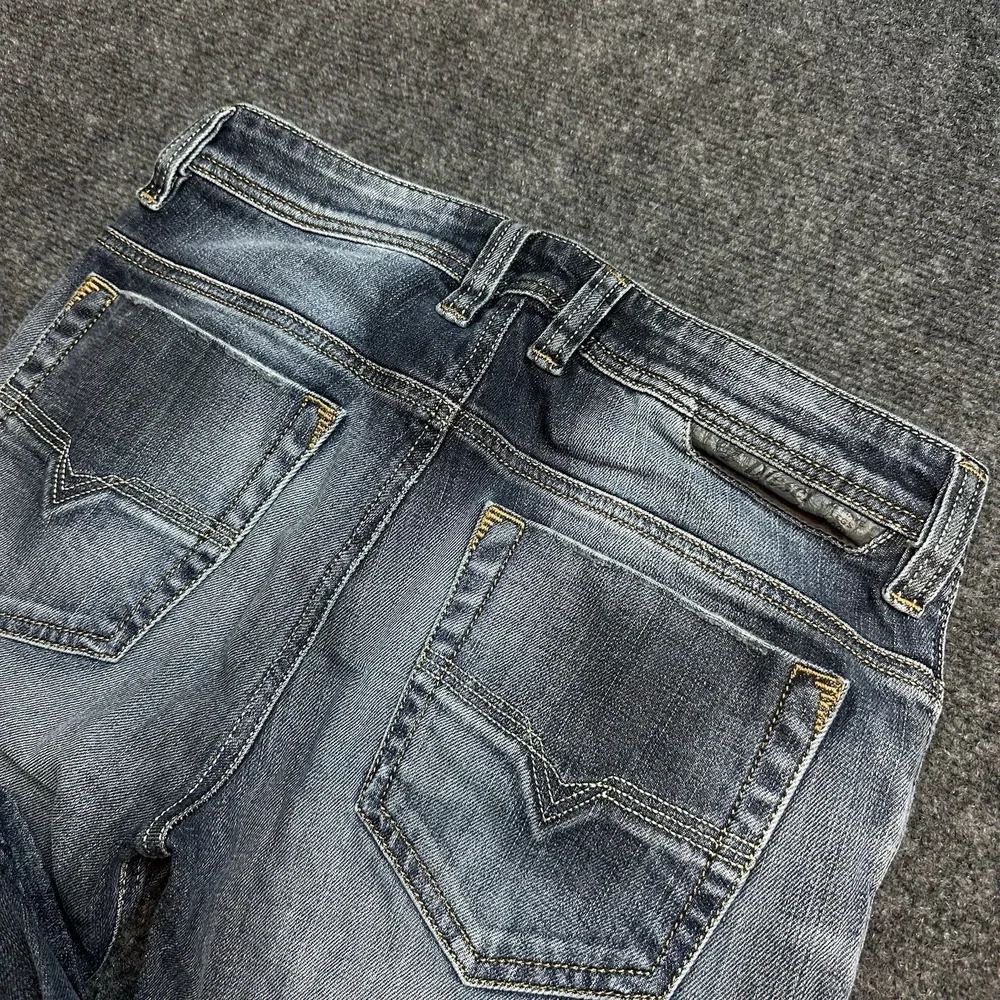 Diesel Safado Jeans Mens 30x30 Blue Slim Straight Stretch Denim Pants Wash 0885K